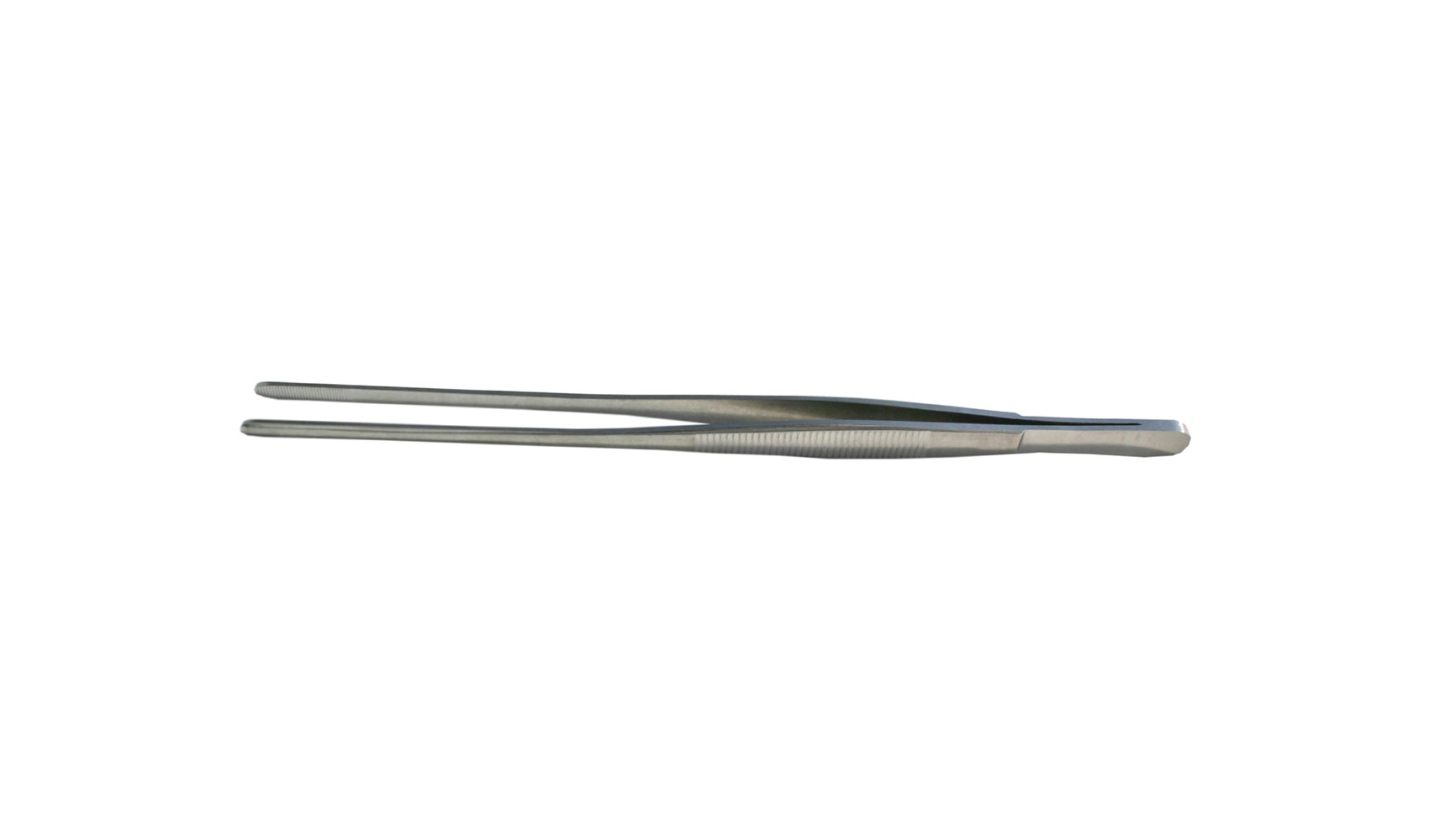 Tweezers, straight, blunt, 25 cm, stainless steel