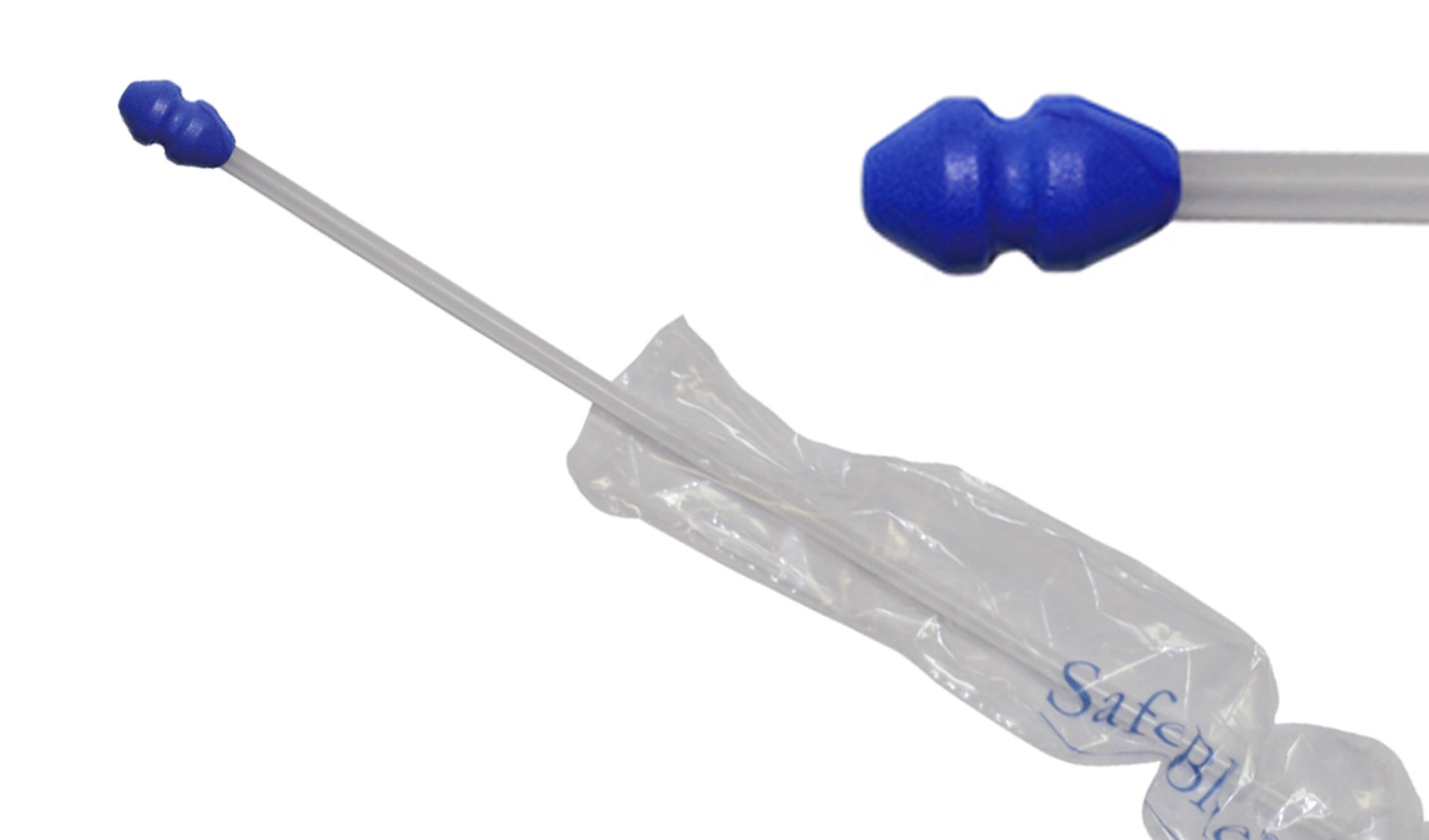 SafeBlue Foamtip®, blue, 100/dispenser box